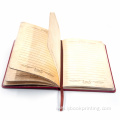 Custom leather planner notebook promotional leather diary